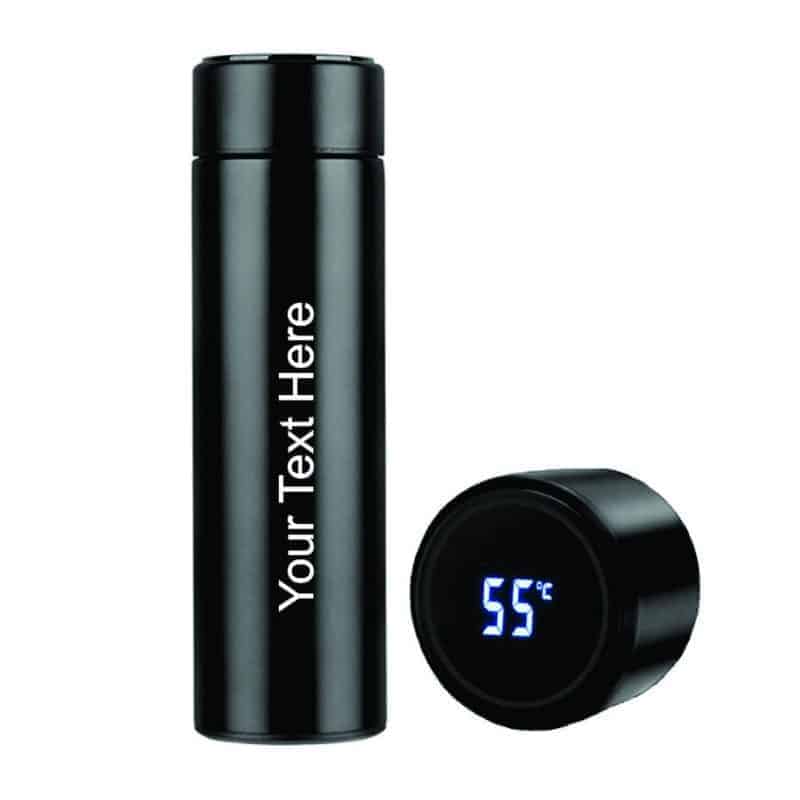 Customized Temperature Water Bottle | Smart LED Display with Name, Logo or Photo